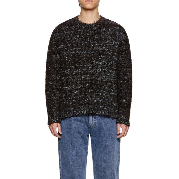 BNWT AW23 WOOYOUNGMI METALLIC THREAD SWEATER 50 - Picture 1 of 10